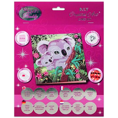 Brandunit Diamond Painting – Karte Koala-Mutter mit Jungem