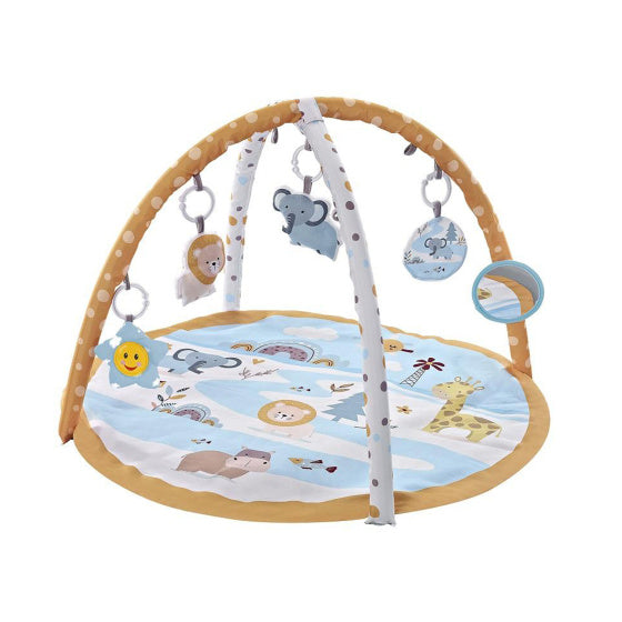 Chipolino Africa Babygymaktivität Spielkleid mit klang gelb grau