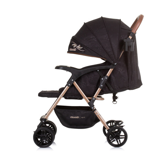 Chipolino April faltbarer Fehler mit Fußabdeckung Obsidian Schwarz