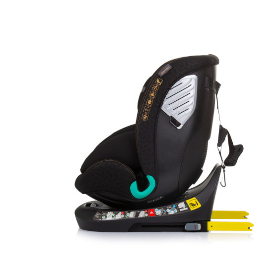 Chipolino-Autositz i-Größe 40-150 cm ISOFIX 360 ° Obsidian Schwarz