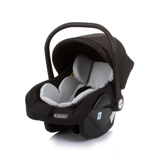 Chipolino Havanna-Autositz mit Adaptern 40-85 cm Gruppe 0+ Obsidian Silber