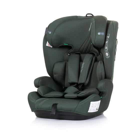Chipolino -Ikon -Autositz I -Größe 76 -150 cm Gruppe 1, 2 und 3 Pastellgrün