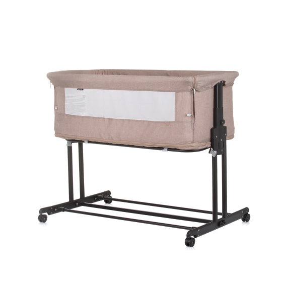 Chipolino Zen Beistellbox mit Moskitonetz Macadamiabeige