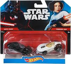 Mattel Star Wars Auto Darth Vader mit Prinzessin Leia
