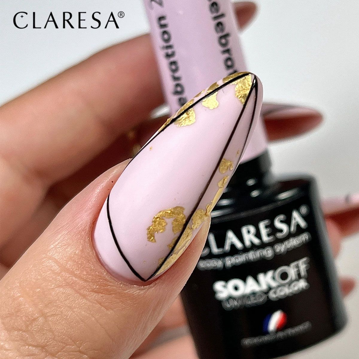 Claresa UV-LED-Gel-Nagellack, 5 ml, Feier 2