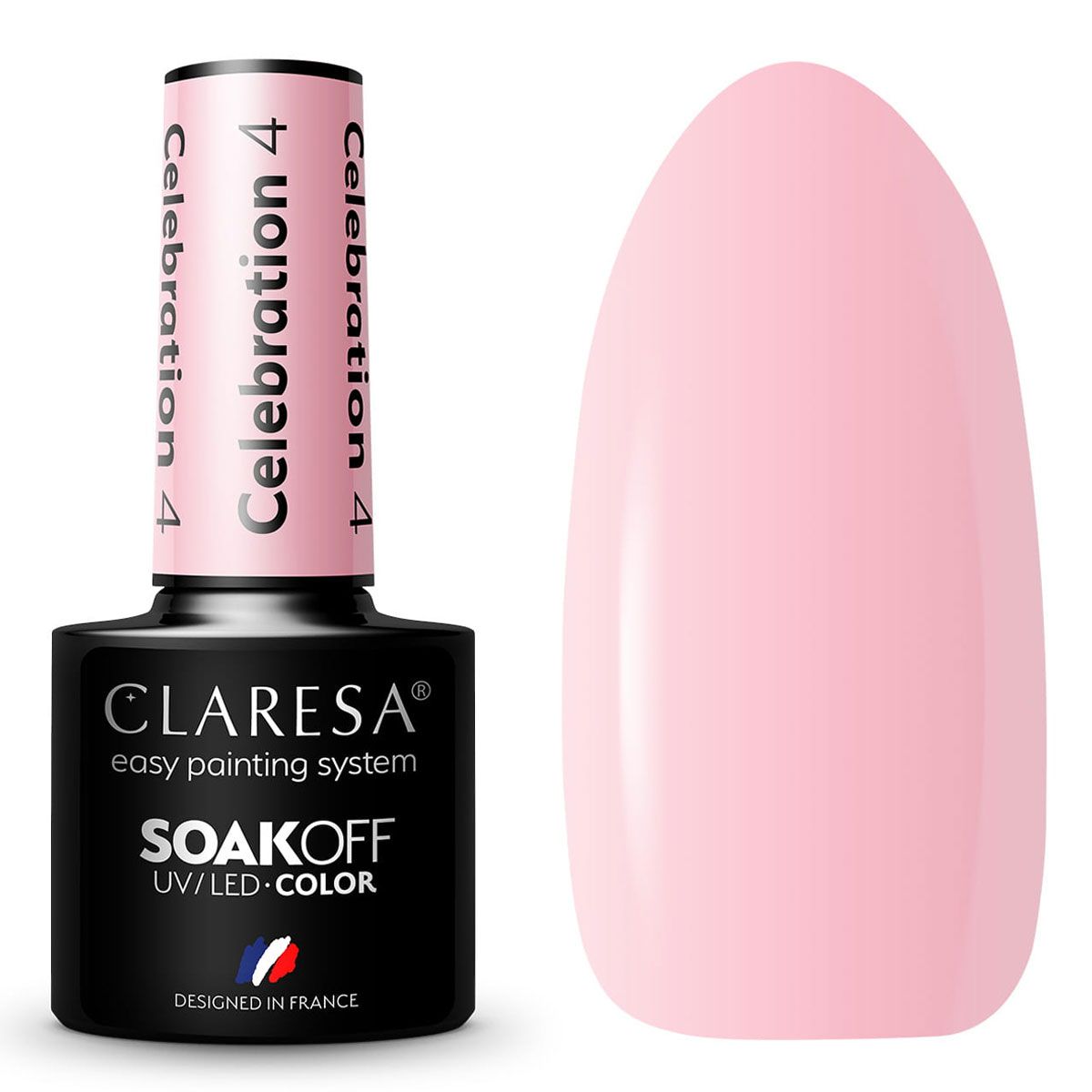 Claresa UV-LED-Gel-Nagellack, 5 ml, Celebration 4