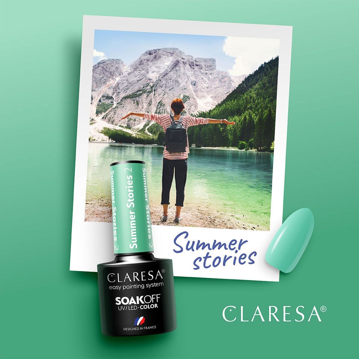 Claresa UV-LED-Gel-Nagellack, 5 ml, Summer Stories 2