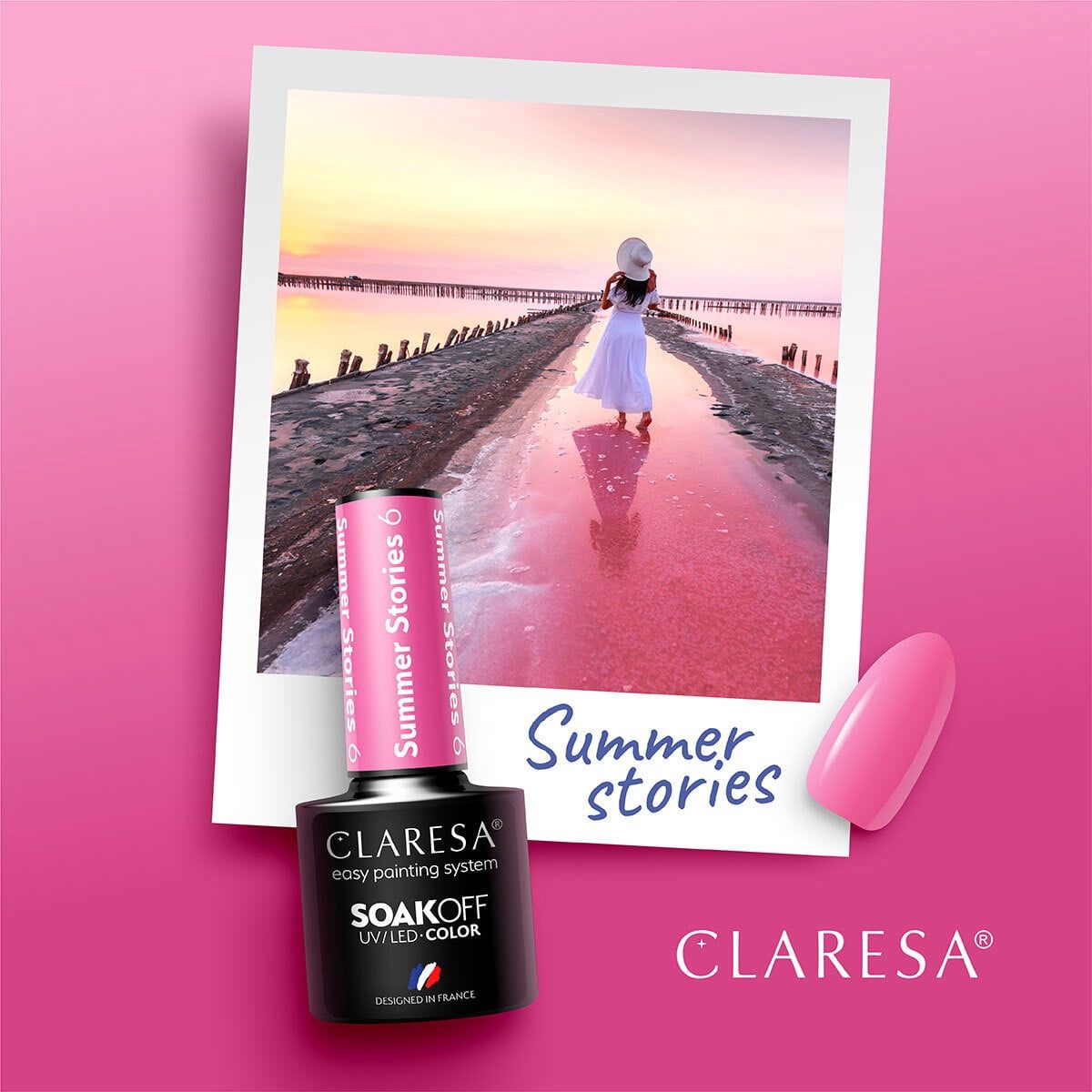 Claresa UV-LED-Gel-Nagellack, 5 ml, Summer Stories 6