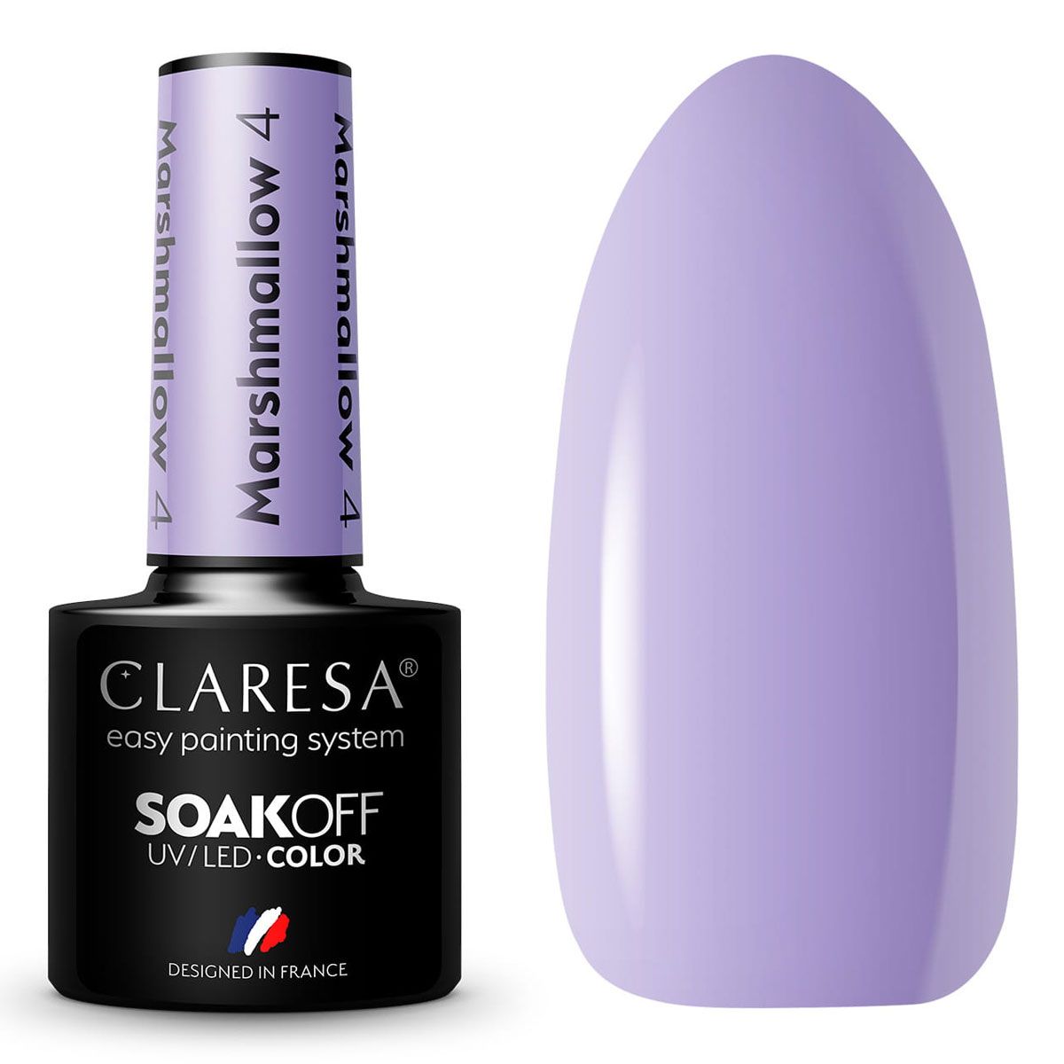 Claresa UV-LED-Gel-Nagellack, 5 ml, Marsh Mallow 4
