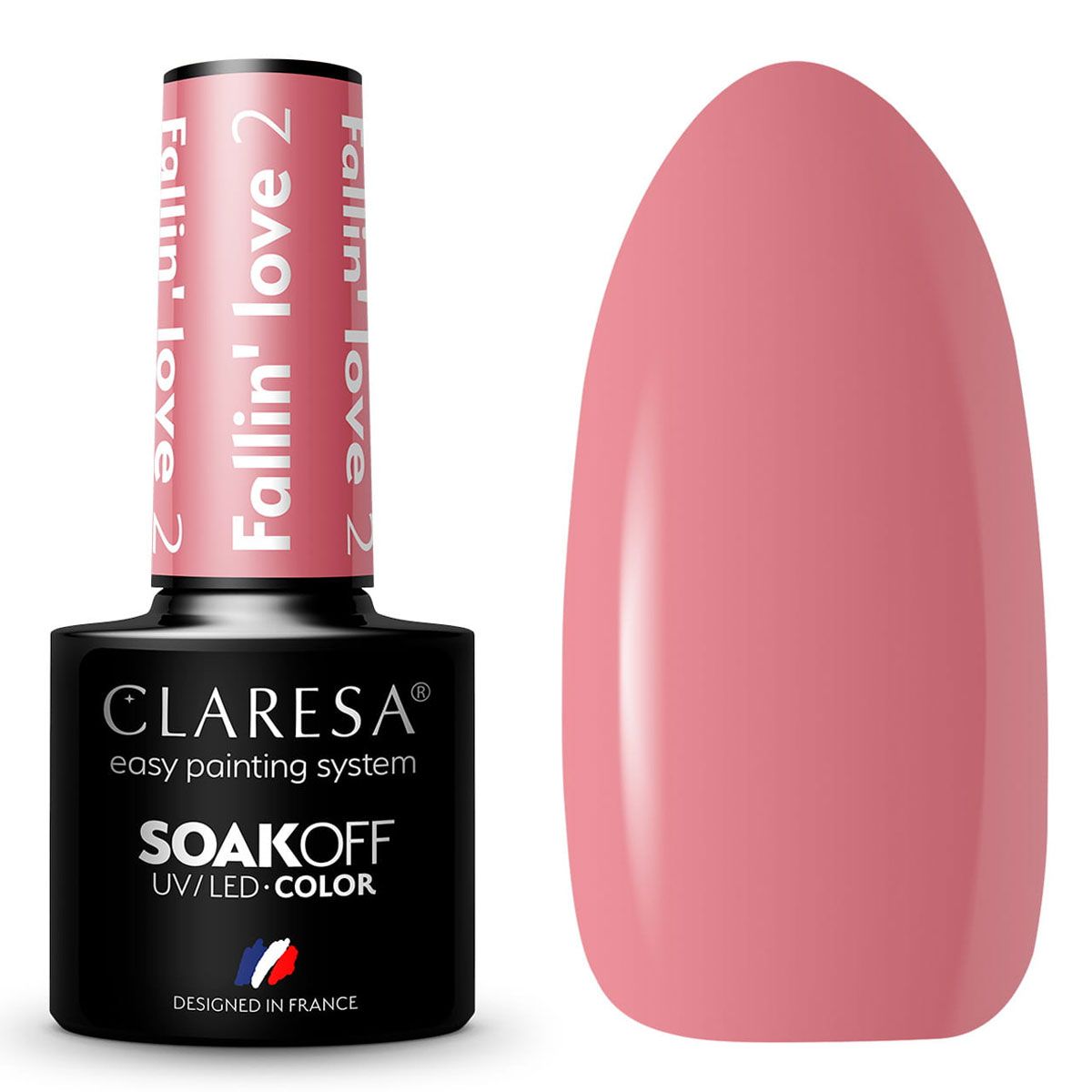 Claresa UV-LED-Gel-Nagellack, 5 ml, Fallin' Love 2