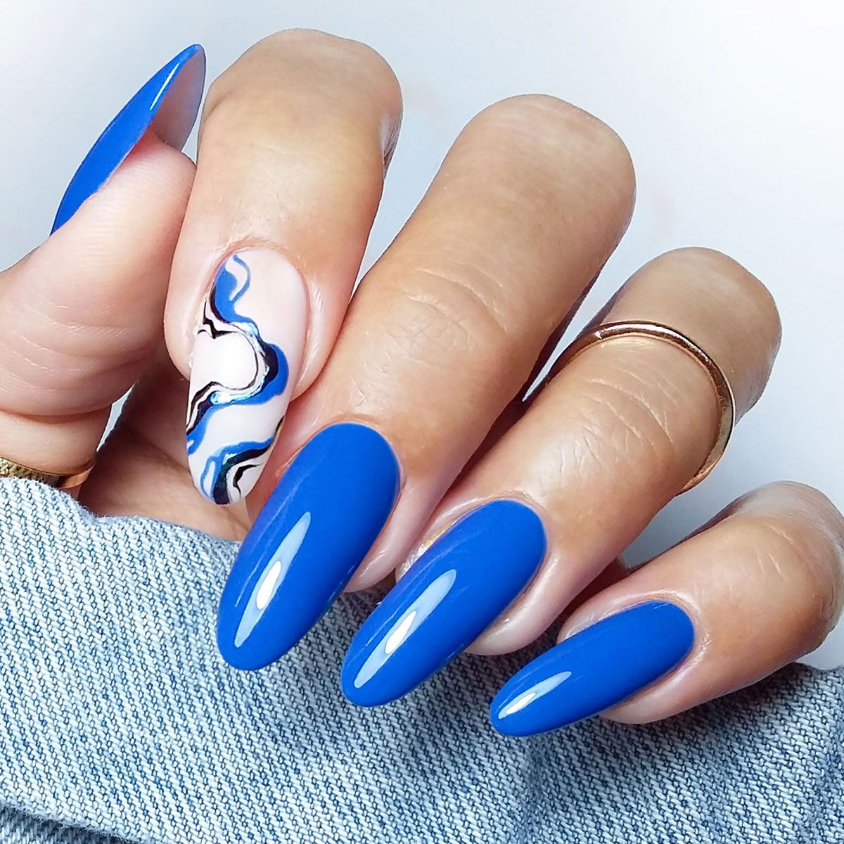 Claresa UV-LED-Gel-Nagellack, 5 ml, Blau, 710 Take Me to the River