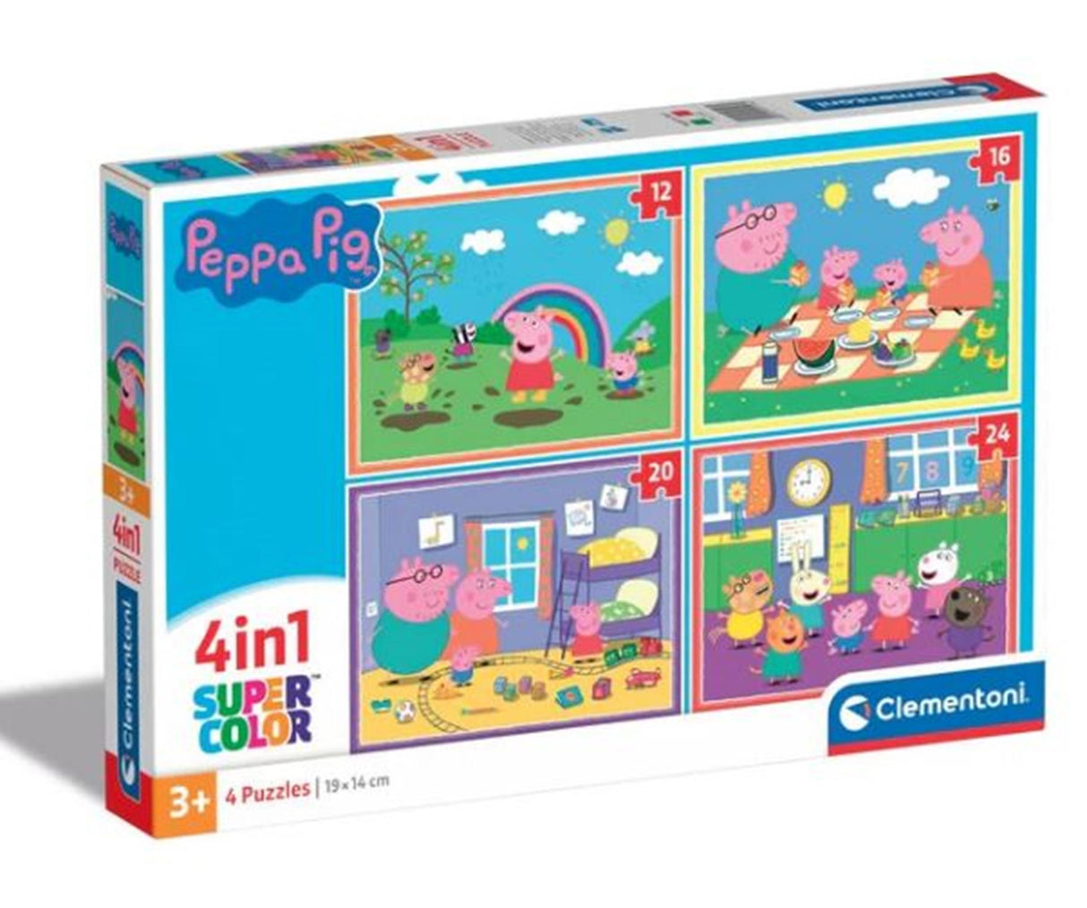 Clementoni Peppa Pig Puzzle 4-in-1 2023