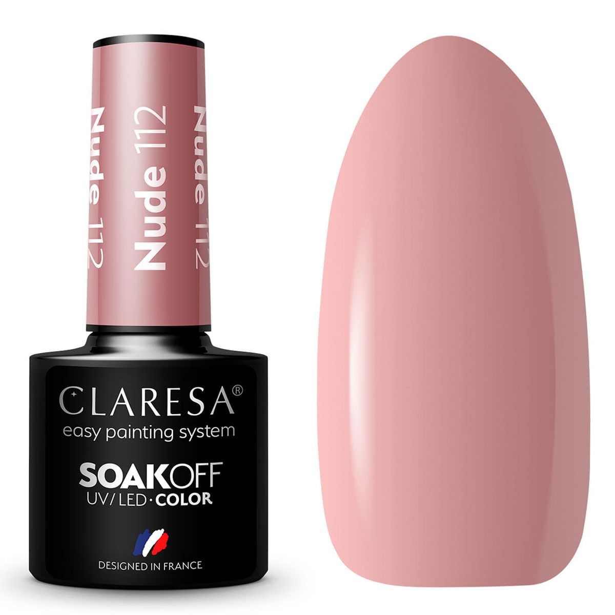 Claresa UV-LED-Gel-Lack, 5 ml, Nude 112
