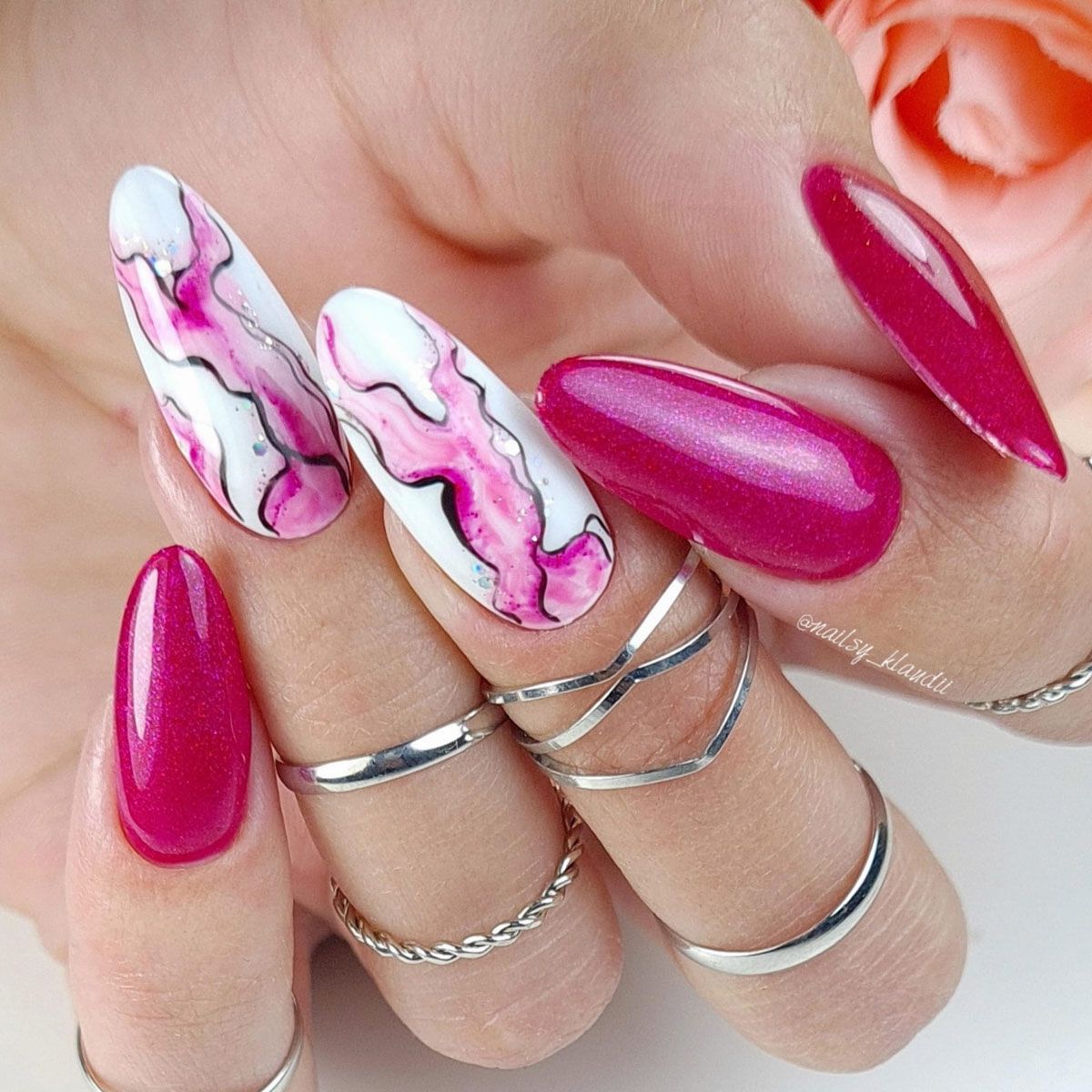 Claresa UV-LED-Gel-Nagellack, 5 ml, Pink 551, klassischer Look