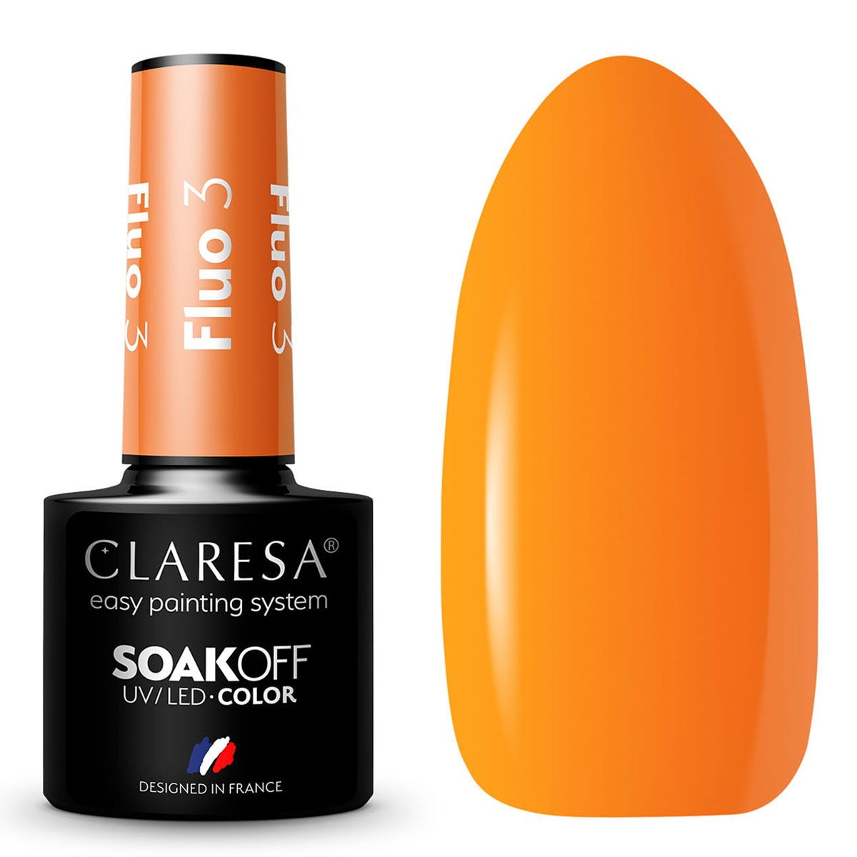 Claresa UV-LED-Gel-Nagellack, 5 ml, Fluo 3