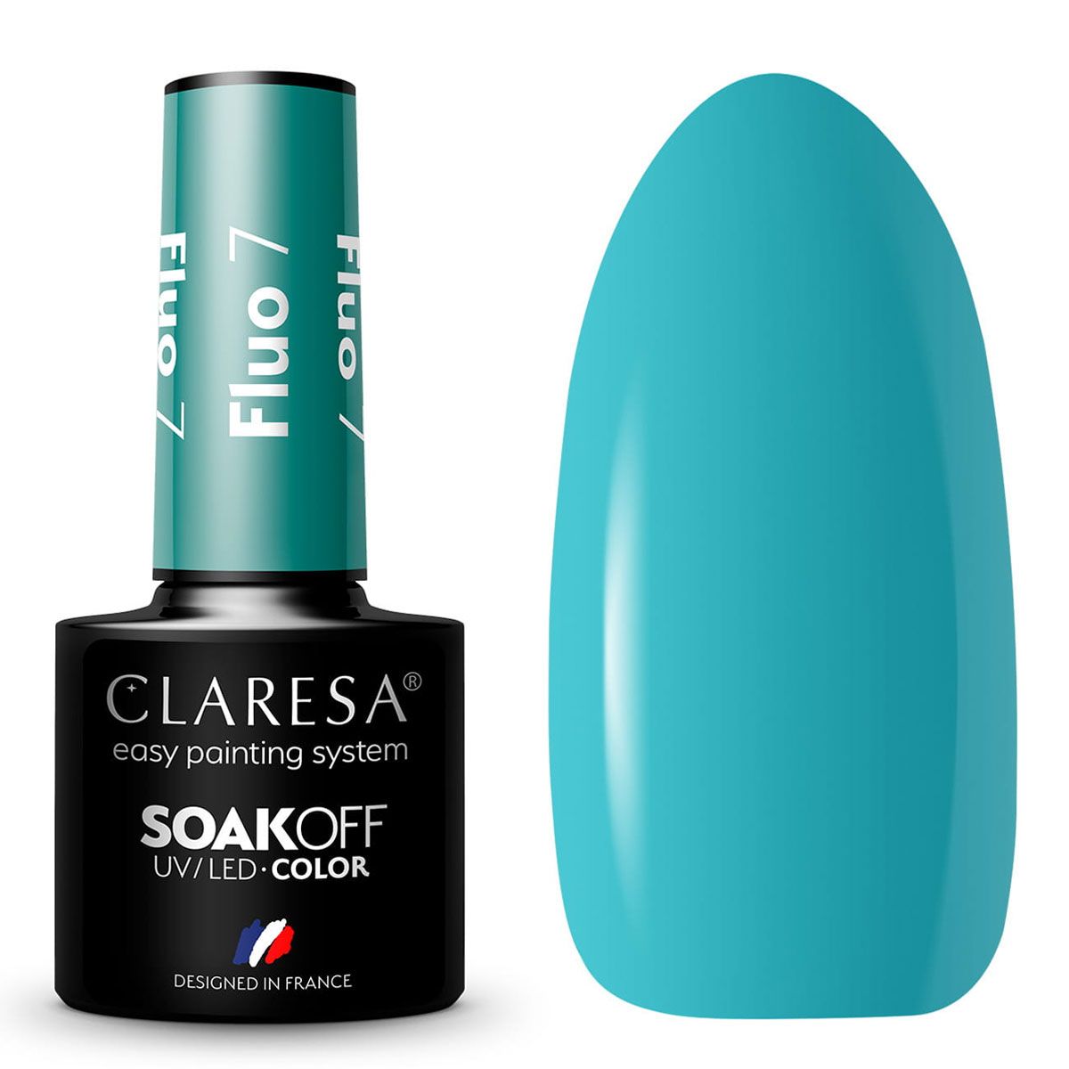 Claresa UV-LED-Gel-Nagellack, 5 ml, Fluo 7