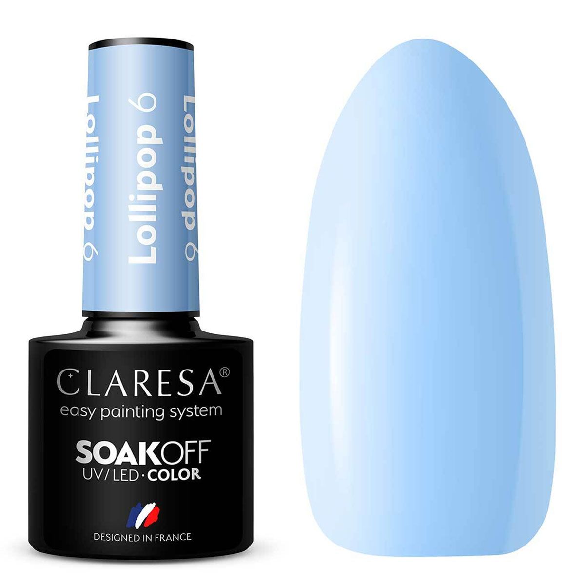 Claresa UV-LED-Gel-Nagellack, 5 ml, Lollipop 6