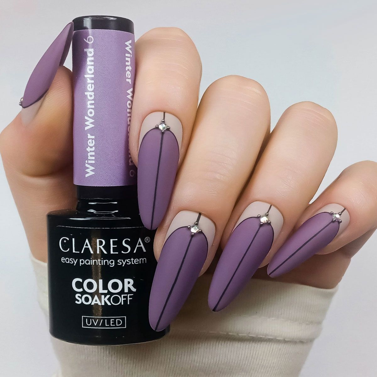 Claresa UV-LED-Gel-Nagellack, 5 ml, Winter Wonderland 6