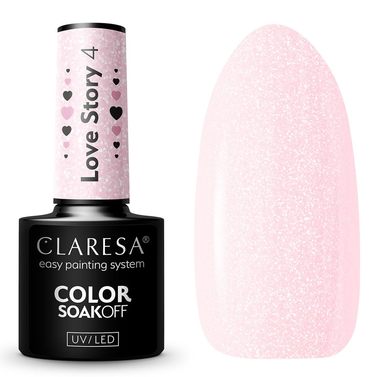 Claresa UV-LED-Gellack 5 ml Liebesgeschichte 4