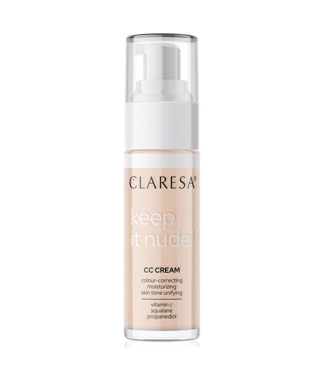 Claresa bleibt nackt! cc Creme 101 hell 33gr.
