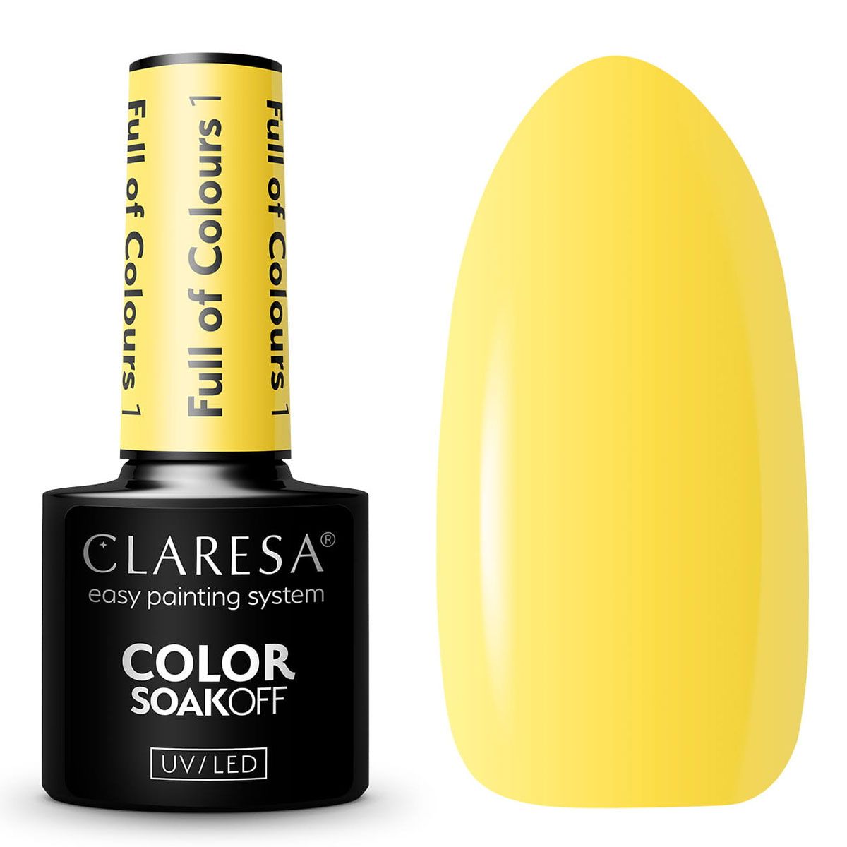 Claresa UV-LED-Gellack 5 ml voller Farben 1