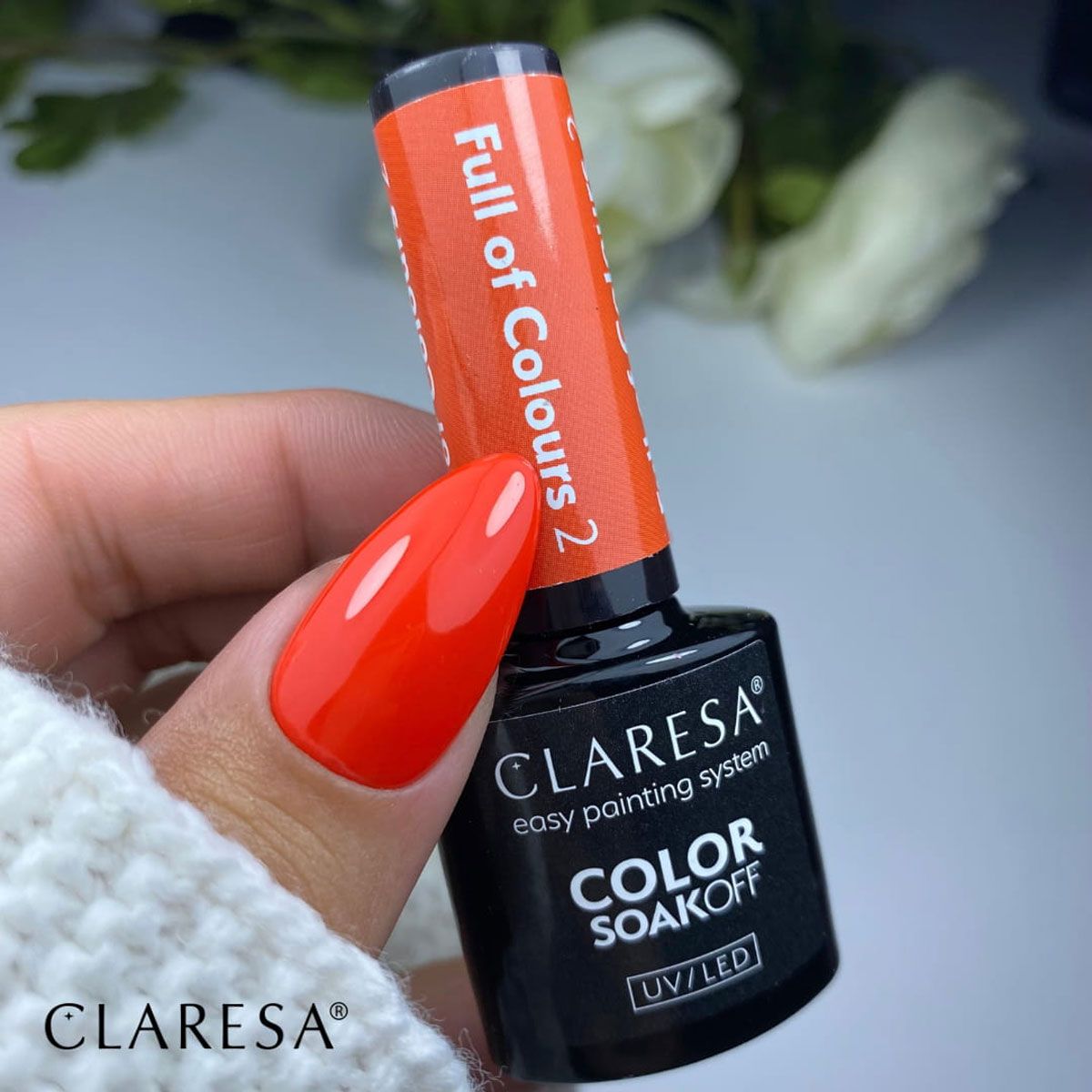 Claresa UV-LED-Gel-Nagellack, 5 ml, voller Farben 2