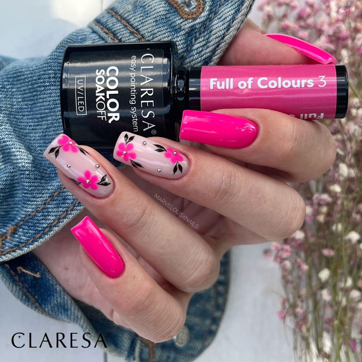 Claresa UV-LED-Gel-Nagellack, 5 ml, voller Farben 3