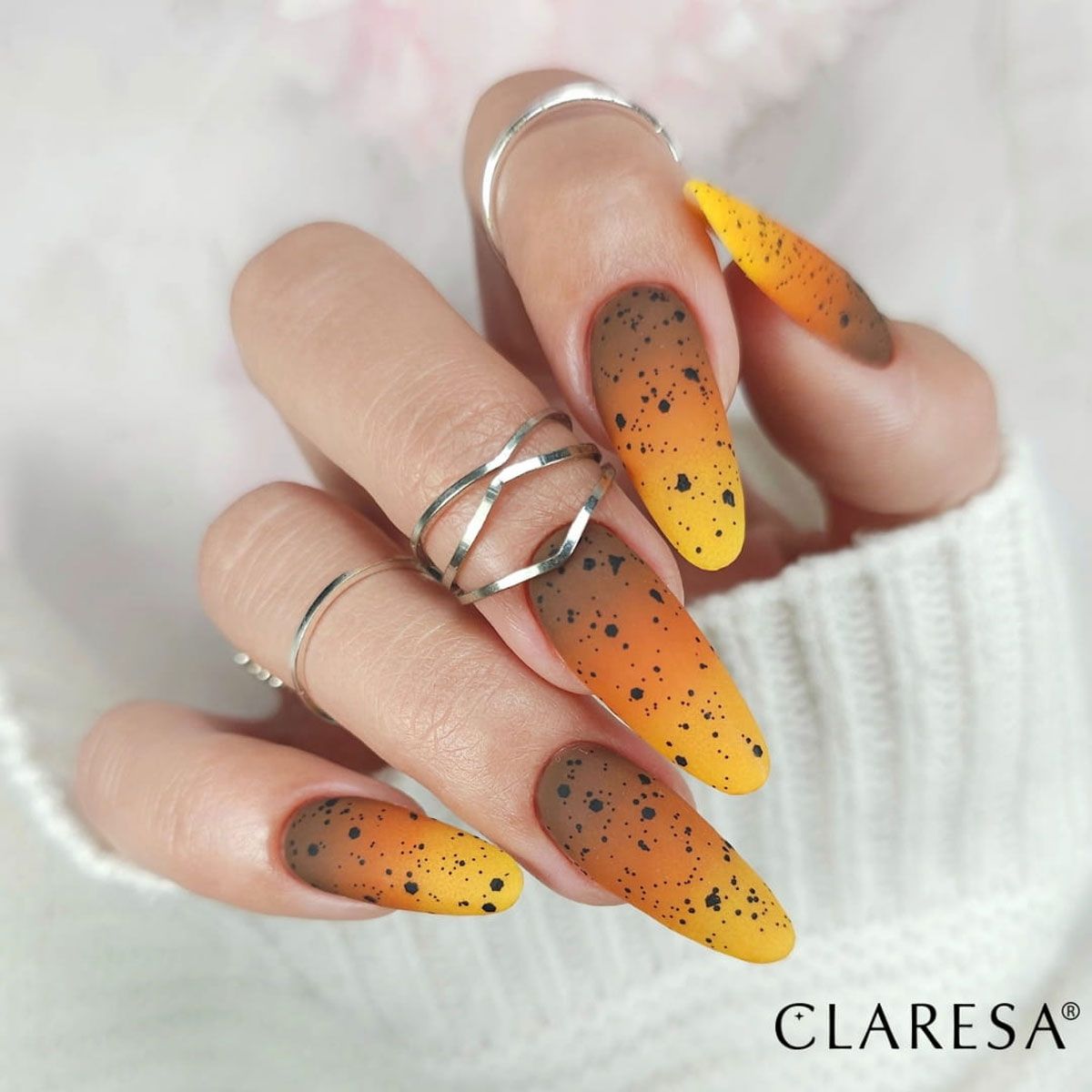 Claresa Top Coat Bubble Black matt ohne Abwischen, 5 ml
