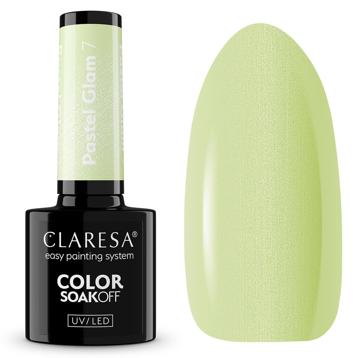 Claresa UV-LED-Gel-Nagellack, 5 ml, Pastell Glam 7
