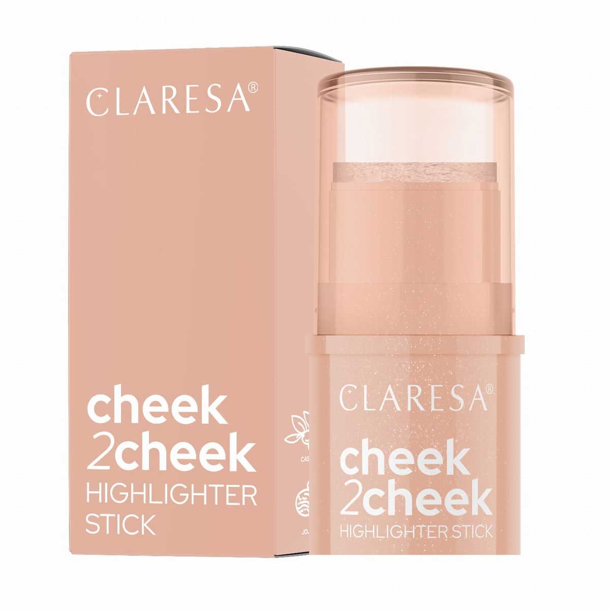 Claresa Highlighter Stick Wange 2 Wange 1 Perlglanz