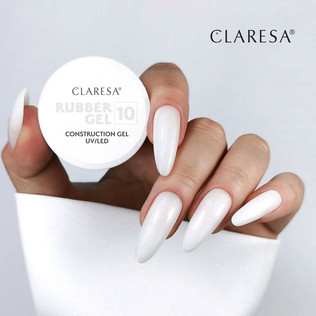 Claresa Gummigel 10 milchig weiß 45gr.