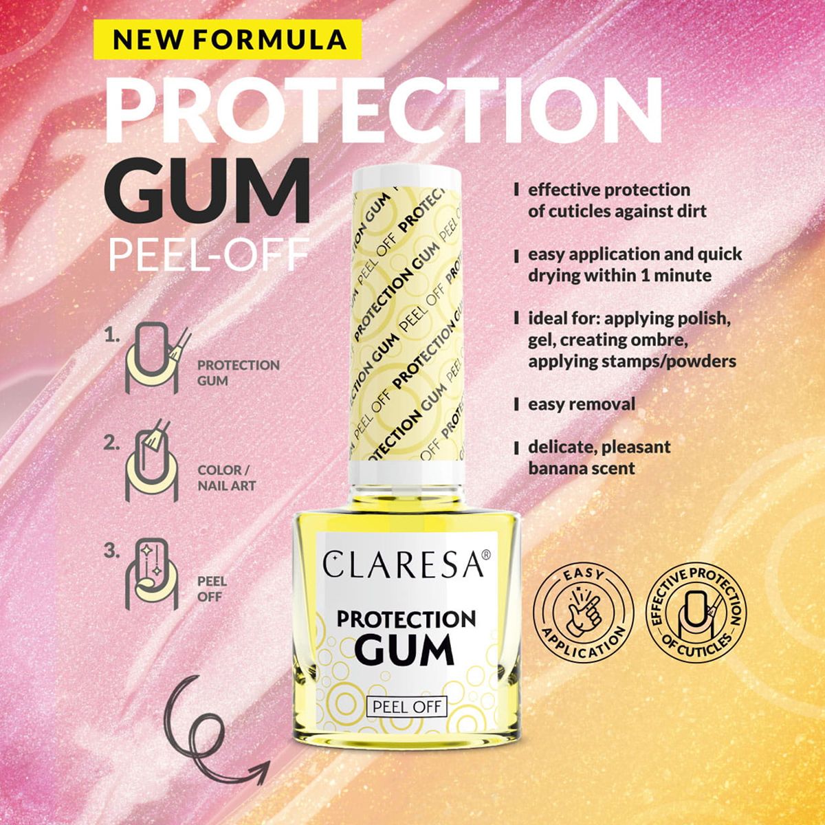 Claresa Schutzgummi-Peeling, 5 ml