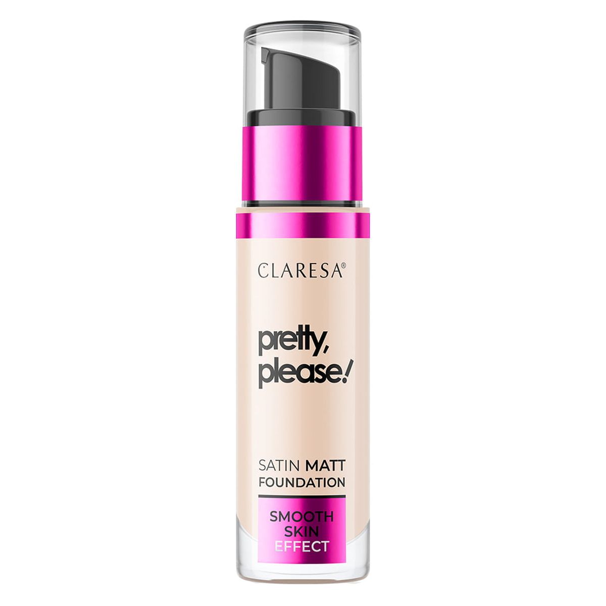 Claresa seidenmatte Foundation, bitte hübsch! 02 hell 34gr.