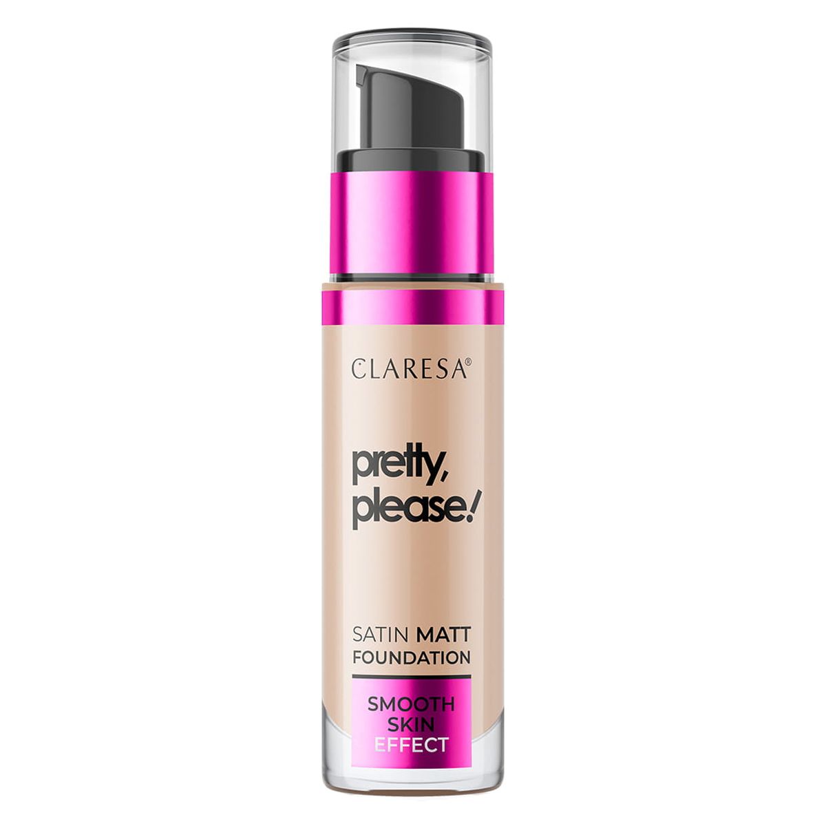Claresa seidenmatte Foundation, bitte hübsch! 06 hellbraun 34gr.