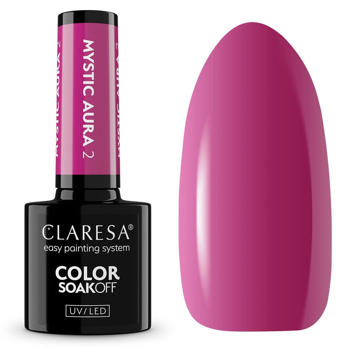 Claresa UV-LED-Gel-Nagellack, 5 ml, Mystic Aura 2