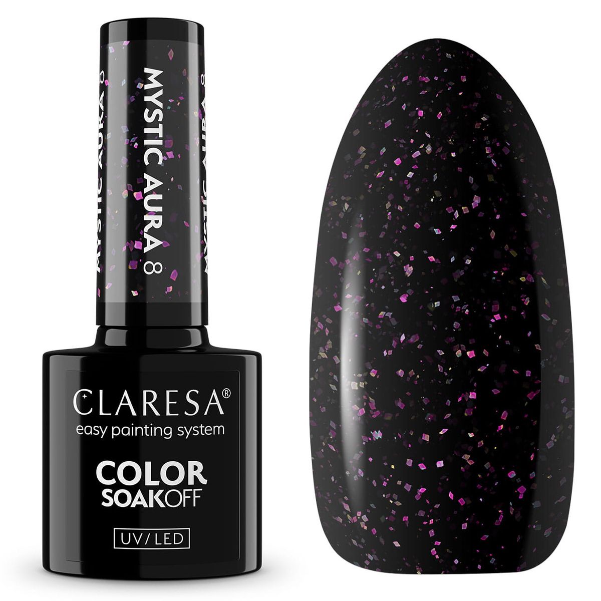 Claresa UV-LED-Gellack 5 ml Mystic Aura 8