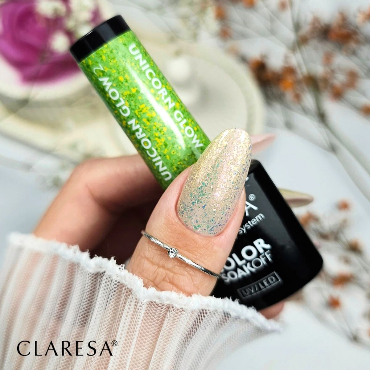 Claresa UV-LED-Gel-Nagellack, 5 ml, Unicorn Glow 2