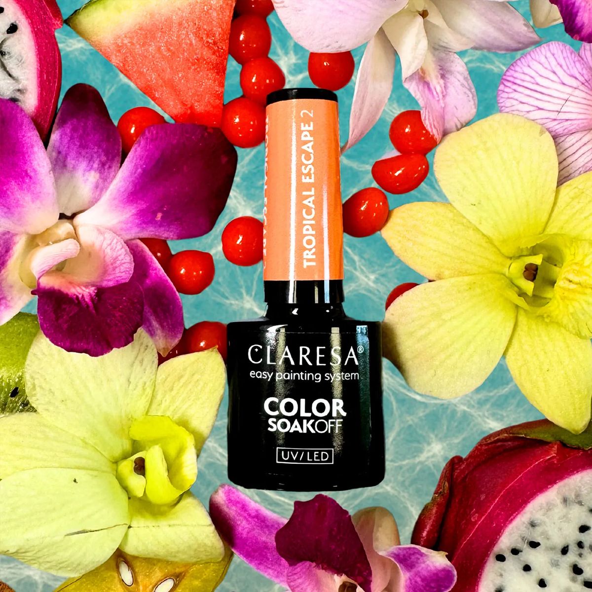 Claresa UV-LED-Gel-Nagellack, 5 ml, Tropical Escape 2
