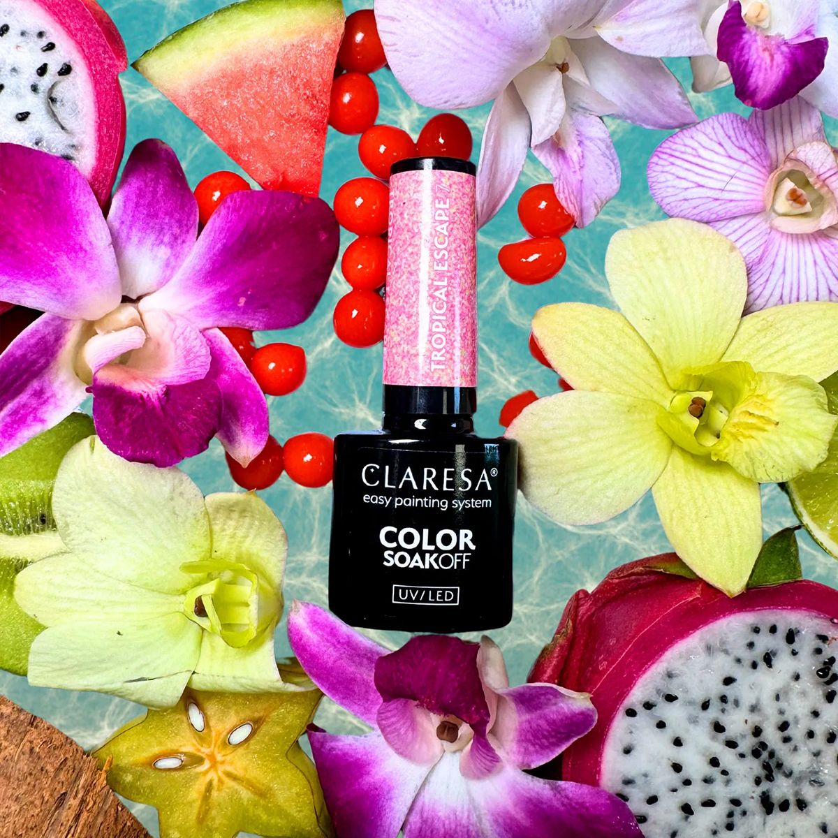 Claresa UV-LED-Gel-Nagellack, 5 ml, Tropical Escape 7