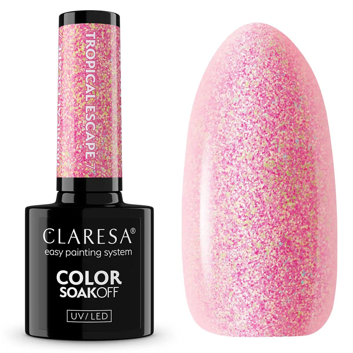 Claresa UV-LED-Gel-Nagellack, 5 ml, Tropical Escape 7