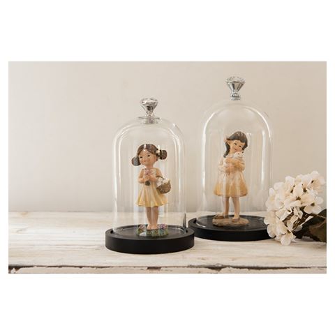 Clayre Eef Glasglocke 6gl2543 transparent 12x20 cm