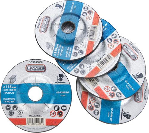 Connex-Set 5x Metallschleifscheibe 115mm - cox938005