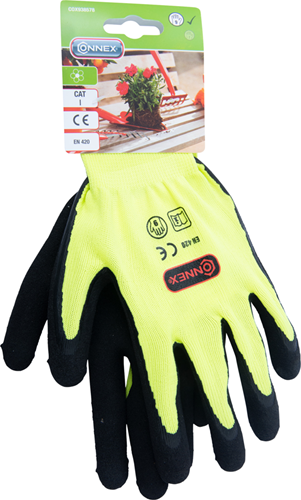 Connex-Handschuh Gartenlatex gelb gr09 - cox938578