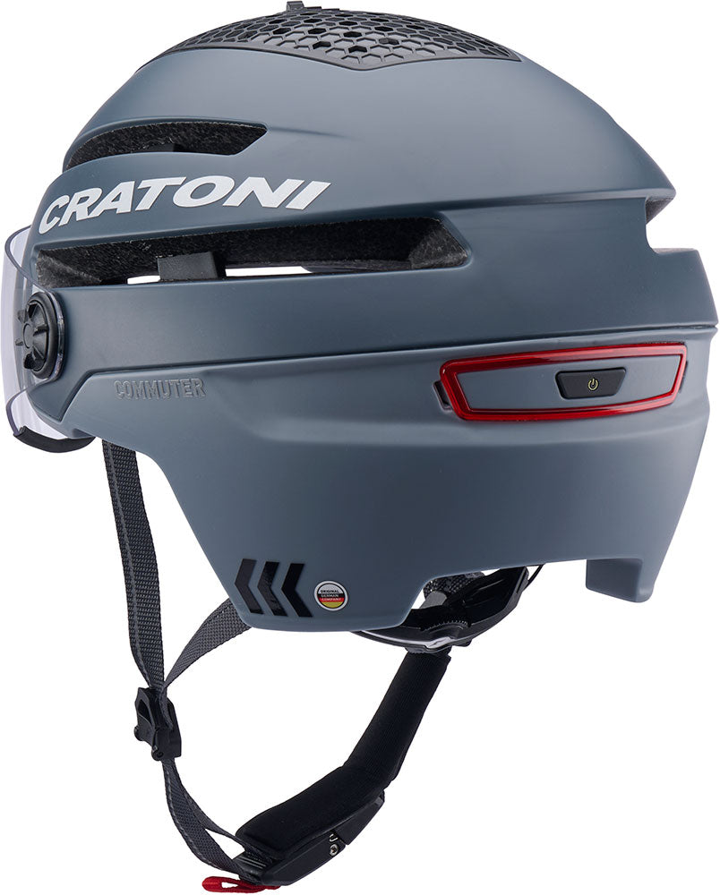 Kratoni Helm Pendler grau Matt M-l