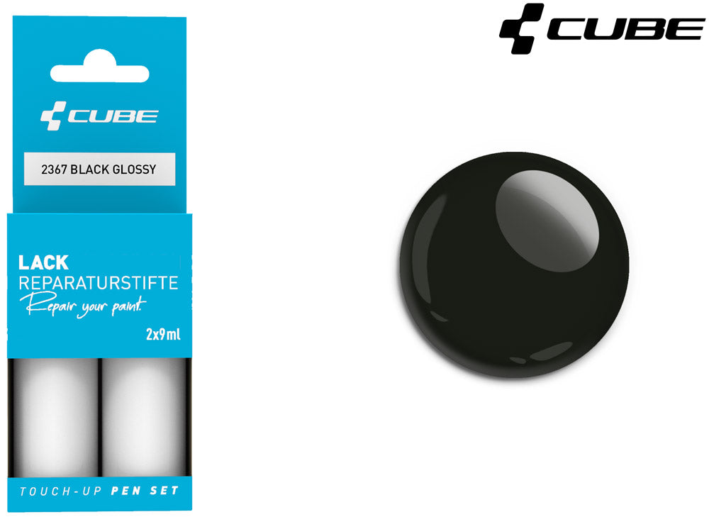 Cube Lackstift-Set schwarz glänzend