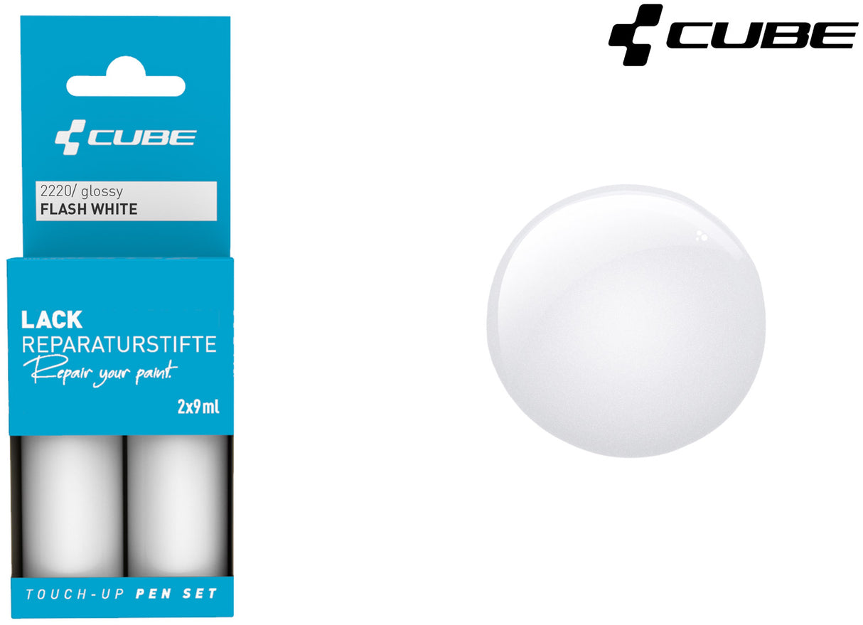 Cube Lackstift-Set blitzweiß