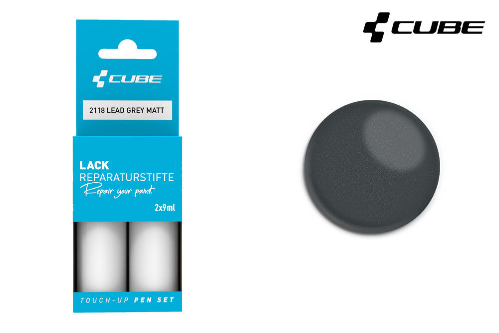 Cube Lackstift-Set bleigrau matt