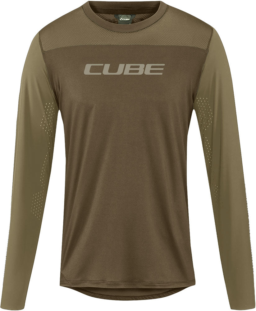 Cube Round Neck Pro TM – MTB-Langarmtrikot