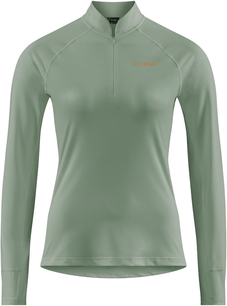 Cube half zip - women's long sleeve jersey