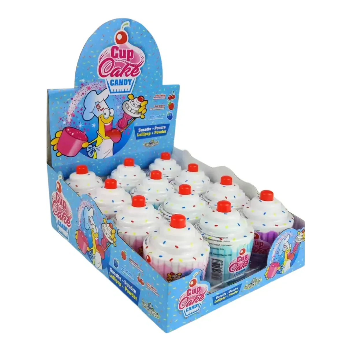 Lustiger Süßigkeiten-Cupcake-Dip + Lecker (12x 40gr)